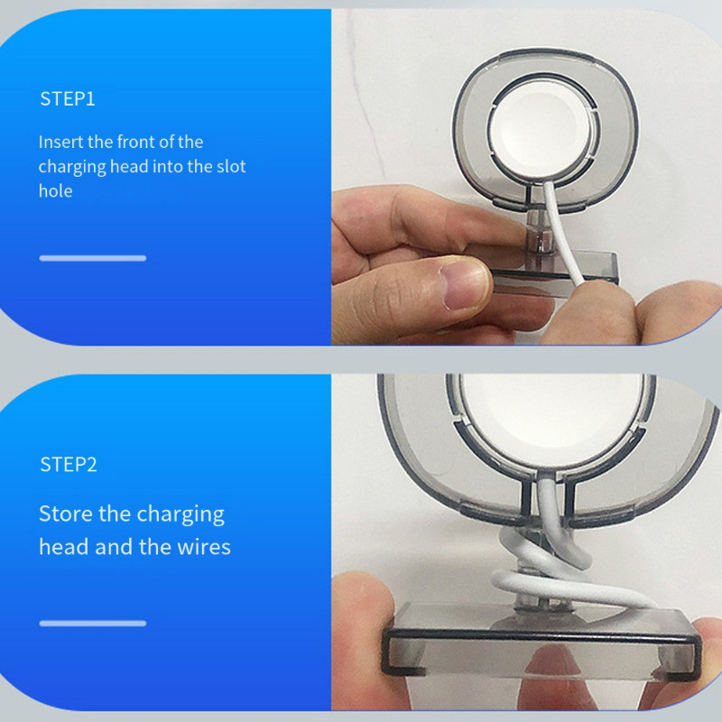 Iwatch Watch Storage Rack - ขาตั้งปลั๊กชาร์จแบบไม่ต้องเจาะ - แท่นชาร์จนาฬิกา - ชั้นวางนาฬิกา - อุปกรณ์เสริมนาฬิกา - ฝัง, พอดีที่แม่นยํา, มั่นคง, พกพ