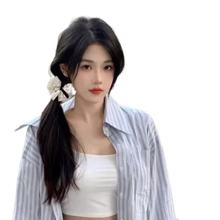 กิ๊บติดผมเด็กโบว์ใหญ่ลูกไม้สไตล์ เฟิงเซียน