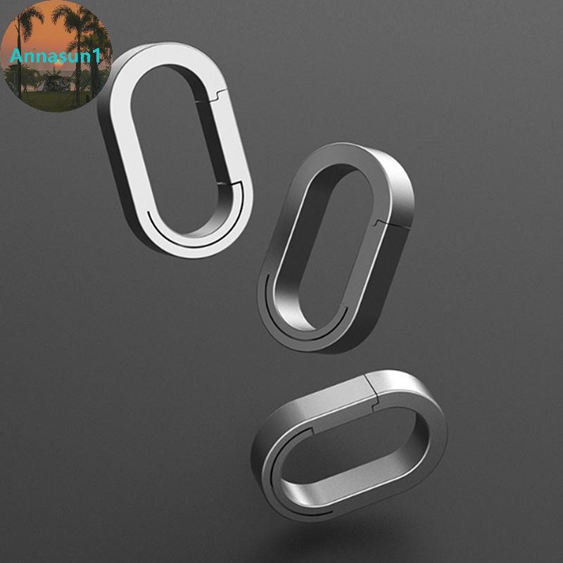 Annasun Titanium Alloy Key Ring Connection Buckle Universal Joint Auxiliary Ring Connection Bayonet Ring บุคลิกภาพความคิดสร้างสรรค์ TH