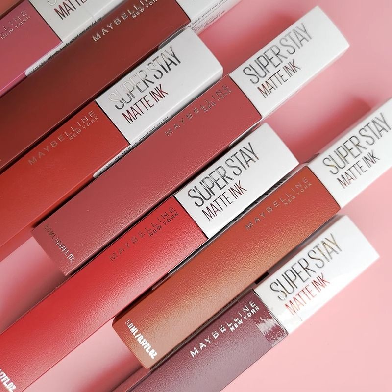 Meibaolian Giant Color Holding Matte Liquid ลิปสติก Lip Glaze ลิปสติก Kiss Stick ติดทนนาน Non-Stick Non-Fading❤3.5❤