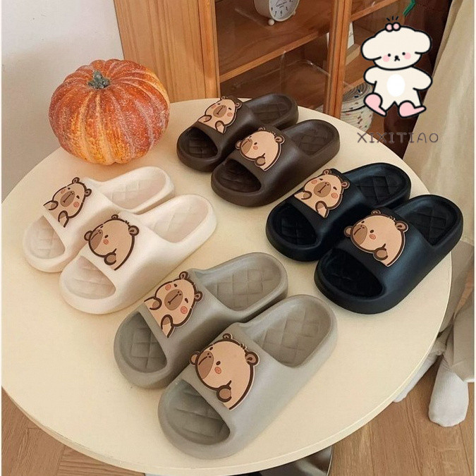 Xixitiao รองเท้าแตะ   ใส่สบาย  ลวดลาย   รองเท้า   ลายการ์ตูน  ป้องกันการลื่น  น่าสนใจ ผู้ชาย  น่ารัก   ลายหมี  การ์ตูน ผู้หญิง ราคา ถูกที่สุด ดีลบีเคเค แกลเลอรีภาพที่ 7