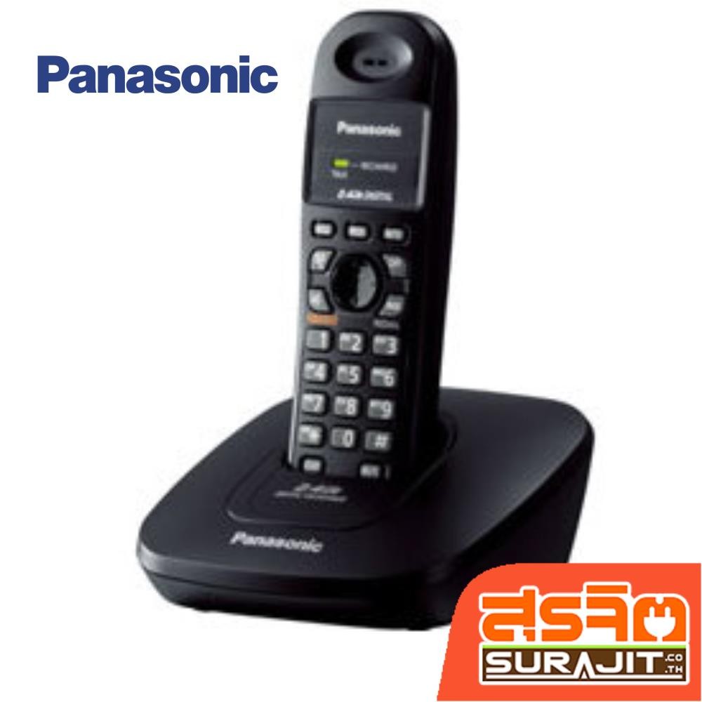 PANASONIC โทรศัพท์โชเบอร์ไร้สายสีดำ รุ่น KX-TG3600BX.B (1185)