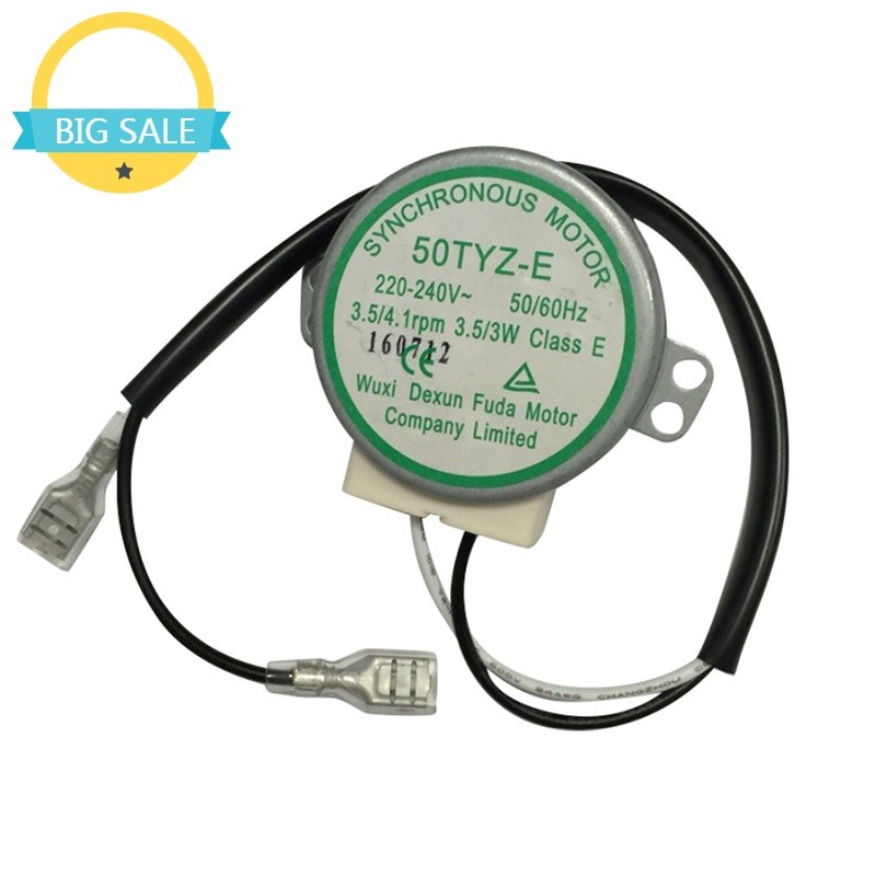 50tyz-e มอเตอร์ซิงโครนัสสําหรับเครื่องทําน้ําแข็ง 220V ~ 240V 3.5/3W 3.5RPM Ac
