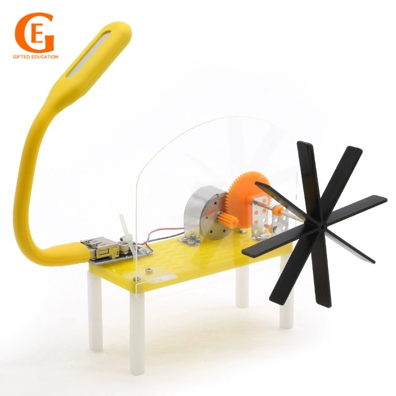 Gifted EDUCATION Hydropower Generator รุ่น DIY STEM ชุดเด็กวิทยาศาสตร์โครงการประกอบก่อสร้าง Mechanical ของเล่นเพื่อการศึกษา