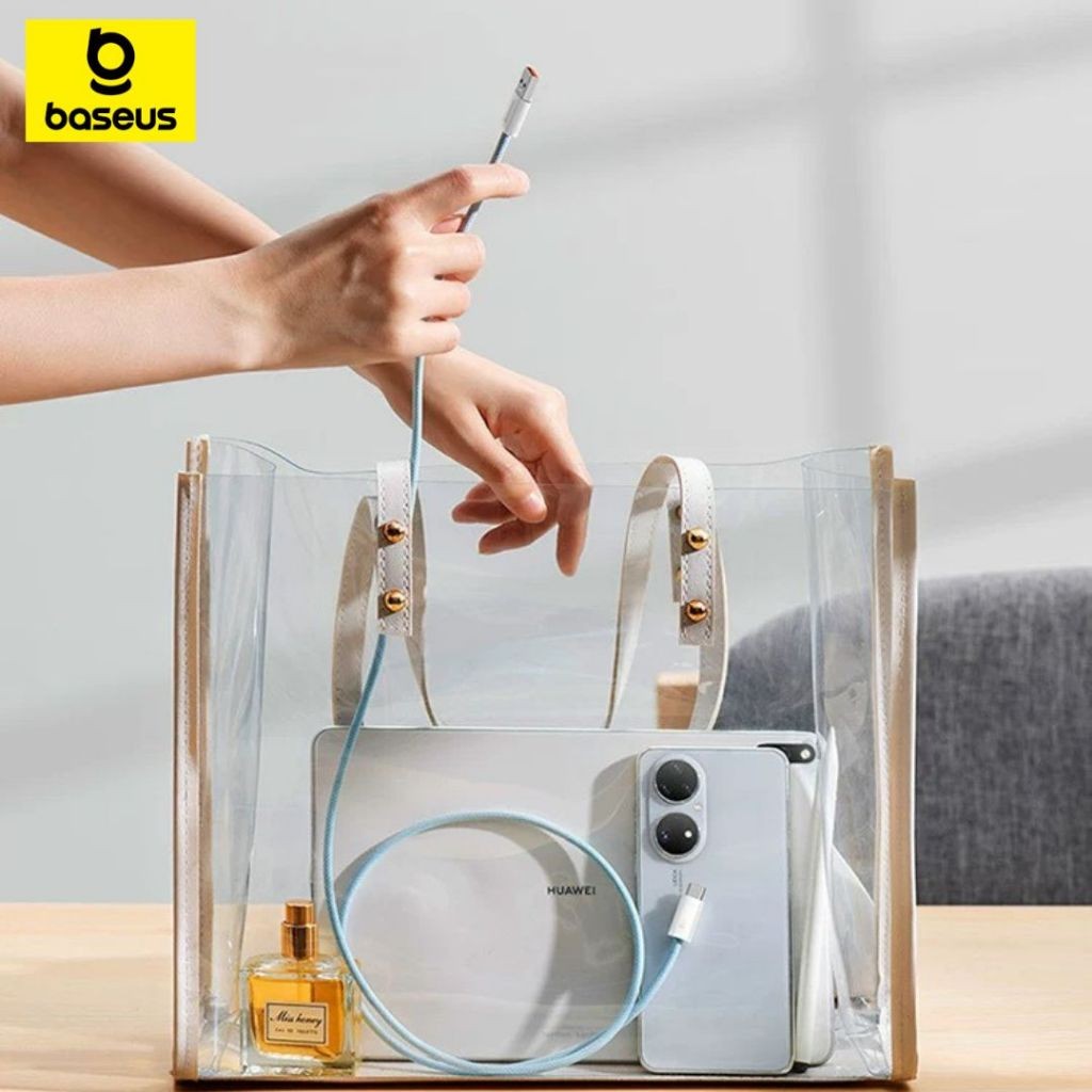 Baseus สายชาร์จไว 100W USB to Type C สายชาร์จ type c Cable Fast Charging Wire สาย type c ไม่รองรับ iosทุกชนิด - รูปที่ 6