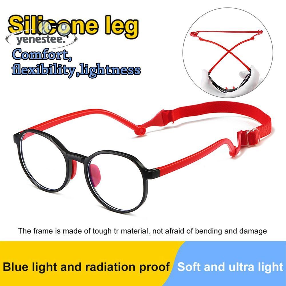 Yeneste Kids Glasses Children Boys Girls Eye Protection Computer Ultra Light Frame