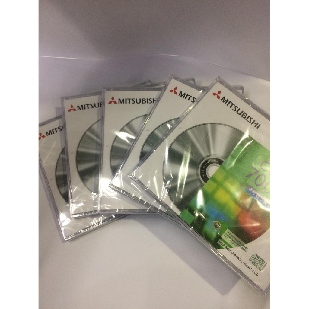 กล่องเดียวแผ่นดิสก์ที่เขียนซ้ำได้ Mitsubishi CD-RW 12X
