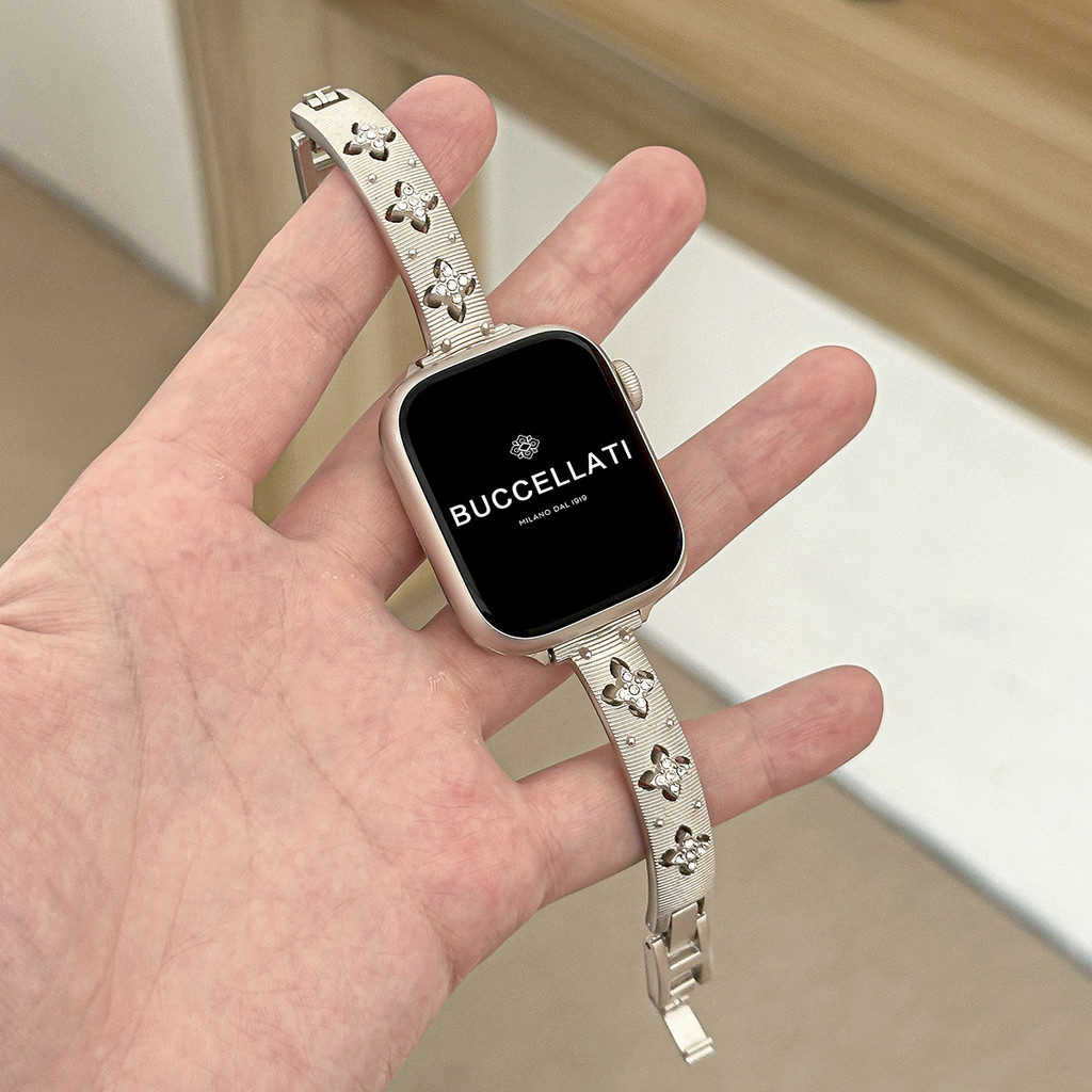 ผู้หญิงหรูหราสร้อยข้อมือสแตนเลสสําหรับ Amazfit Active 2 Bip 5 5 Unity Smartwatch Band Amazfit GTS 2 3 4 Mini สายรัดข้อมืออุปกรณ์เสริม