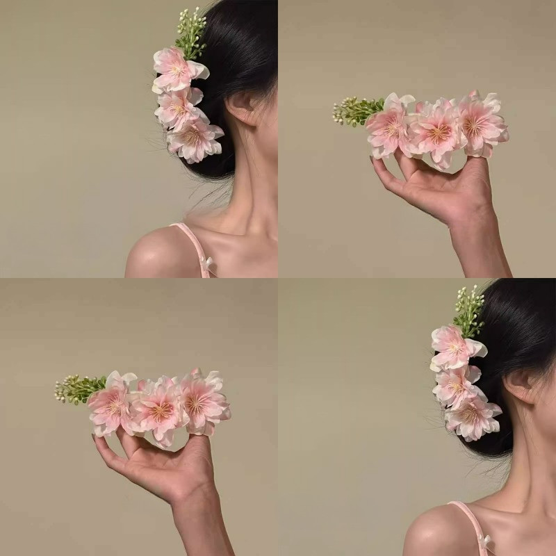 Ins Water Splashing Festival หวีผมดอกไม้ Headwear เครื่องประดับผม