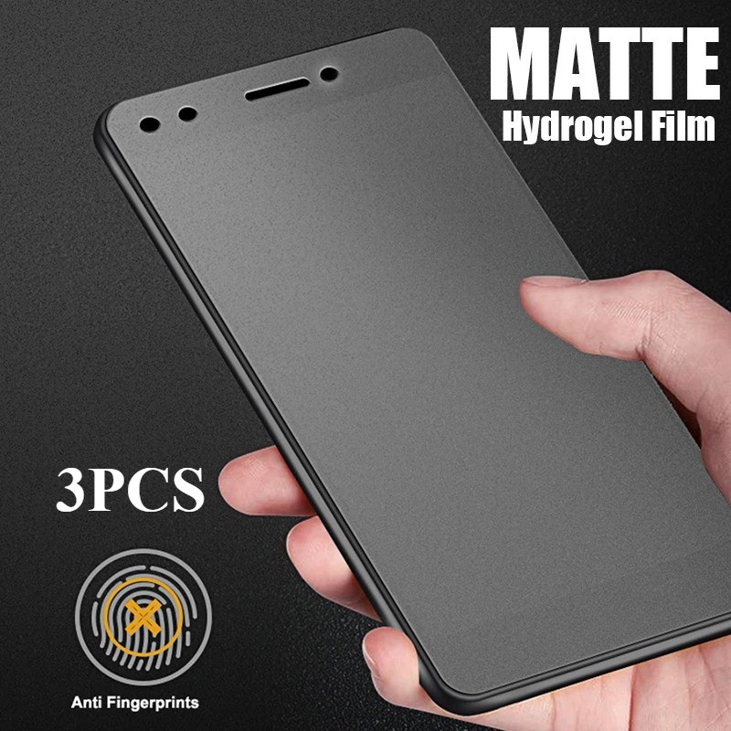 ‌3PCS HD Frosted 9H ความแข็ง Hydrogel ฟิล์มสําหรับ Honor Play 9T 9C 9A 8T 8A 7T 6T 6C 5T 4T 60 50M 5