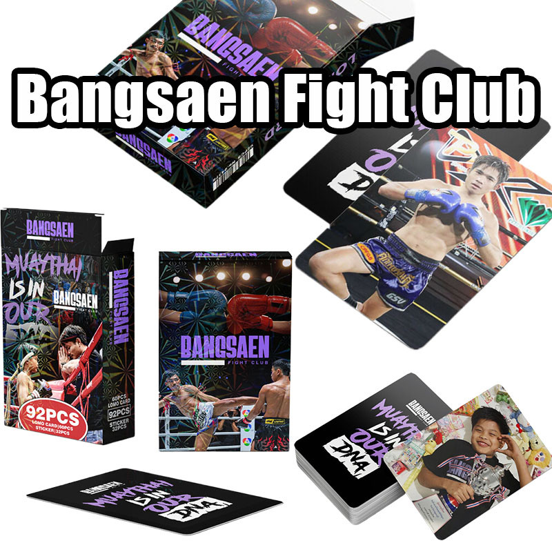 2025 ใหม่ Bangsaen Fight Club แฟลชการ์ด 92 ชิ้น Fight Club Chuck Palhu การ์ดโฮโลแกรม