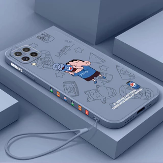 เคส Samsung A42 5G Samsung A22 4G Samsung A12 5G Samsung F12 M22 M42 5G tpu ฟรีเชือกเส้นเล็กแฟชั่นเคสโทรศัพท์แบบนิ่ม KCXX