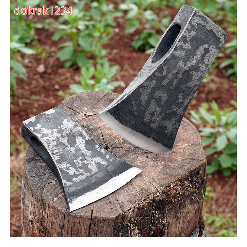 ปลอมแปลงเหล็กทั้งหมดติดตามขวานแยกฟืนมือภูเขาภูเขาสำหรับบ้านในชนบทตัดต้นไม้ตัดไม้ขวานไฟ