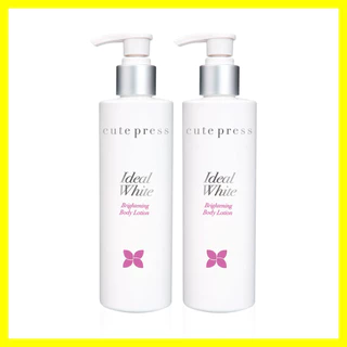 Cute Press Ideal White Brightening Body Lotion [220ml x 2pcs].