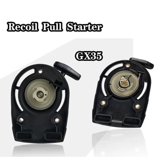 ชุดเริ่มต้นสําหรับ HONDA GX35 เครื่องตัดหญ้า GX35 Starter Kit Recoil Starter GX35 Recoil Starter Kit เชือกลวด-ประเภท Heavy-Duty ดึงสําหรับเครื่องตัดหญ้า