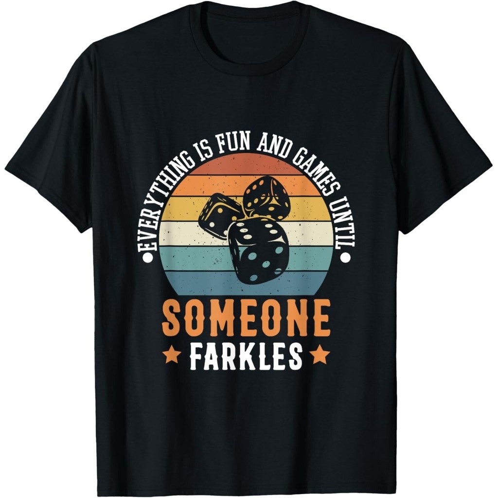 Farkle Game Night Funny Tee Shirts เสื้อยืด