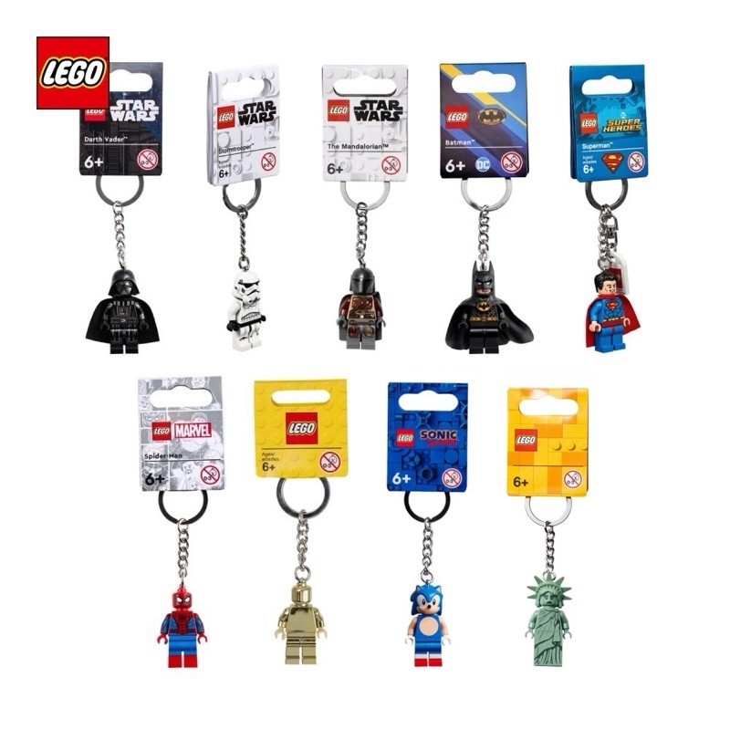 Lego Keychain Spider-Man Star Wars Hero พวงกุญแจ เลโก้ ของใหม่ ของแท้ 100%