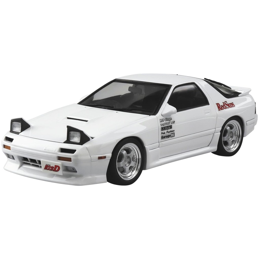 Aoshima Bunkasha Initial D No. 3 Ryosuke Takahashi FC3S RX-7 1/24 Scale Plastic Model