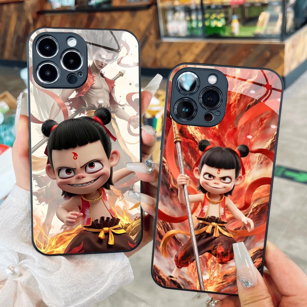 น่ารัก Na tra แก้วสําหรับ iPhone 16 15 14 13 12 11 8 7 6 6s 6p 7p 8p 6g 7g 8g Pro Max XR XS x