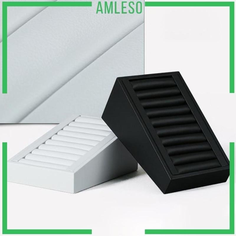[Amleso] ถาดวางเครื่องประดับ แหวน ต่างหู จัดแสดง ตู้โชว์ กล่องเก็บของ ขาตั้ง สําหรับบ้าน นิทรรศการ ห้องนอน โต๊ะเครื่องแป้ง
