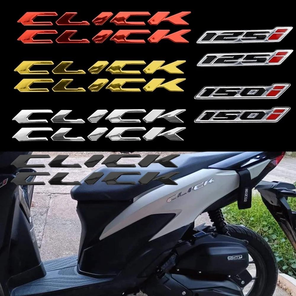 สติกเกอร์โลโก้ CLICK 3D สําหรับติดตกแต่งรถมอเตอร์ไซค์ Honda CLICK 125 125i CLICK150i 150