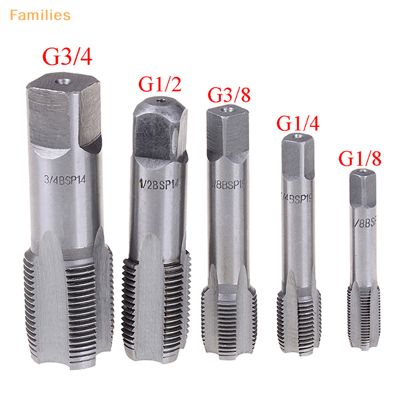 Families> สกรูเกลียวโลหะ G1/8 1/4 3/8 1/2 3/4 HSS