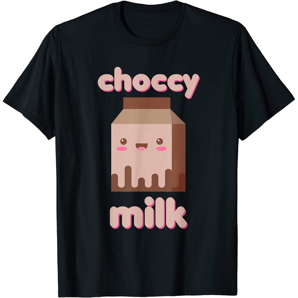 เสื้อยืด พิมพ์ลายโลโก้ Meme Choccy Milk Drink Chocolate สไตล์ญี่ปุ่น