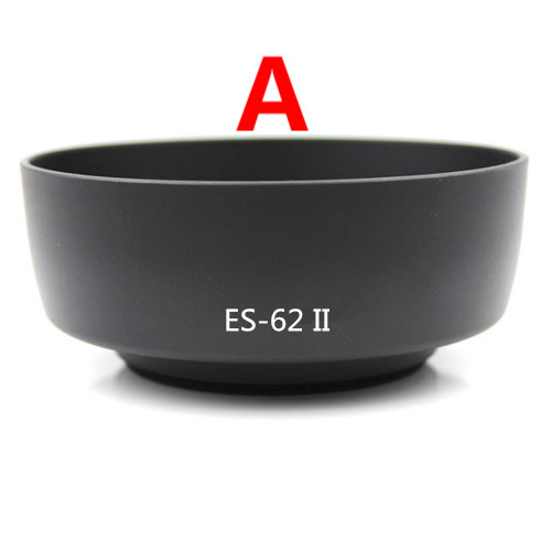 ES62II ES-62II เลนส์สําหรับ canon-EOS EF 50 มม.f/1.8 II Bayonet Mount เลนส์ฮูดสามารถพูดย้อนกลับได้