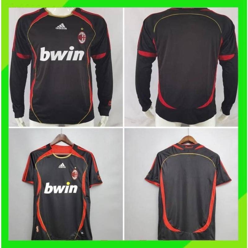 2006-2007 AC Milan 3RD jersey retro jersey football 06-07 AC Milan jersey Kaka 22 Pirlo 21 Ronaldo 99