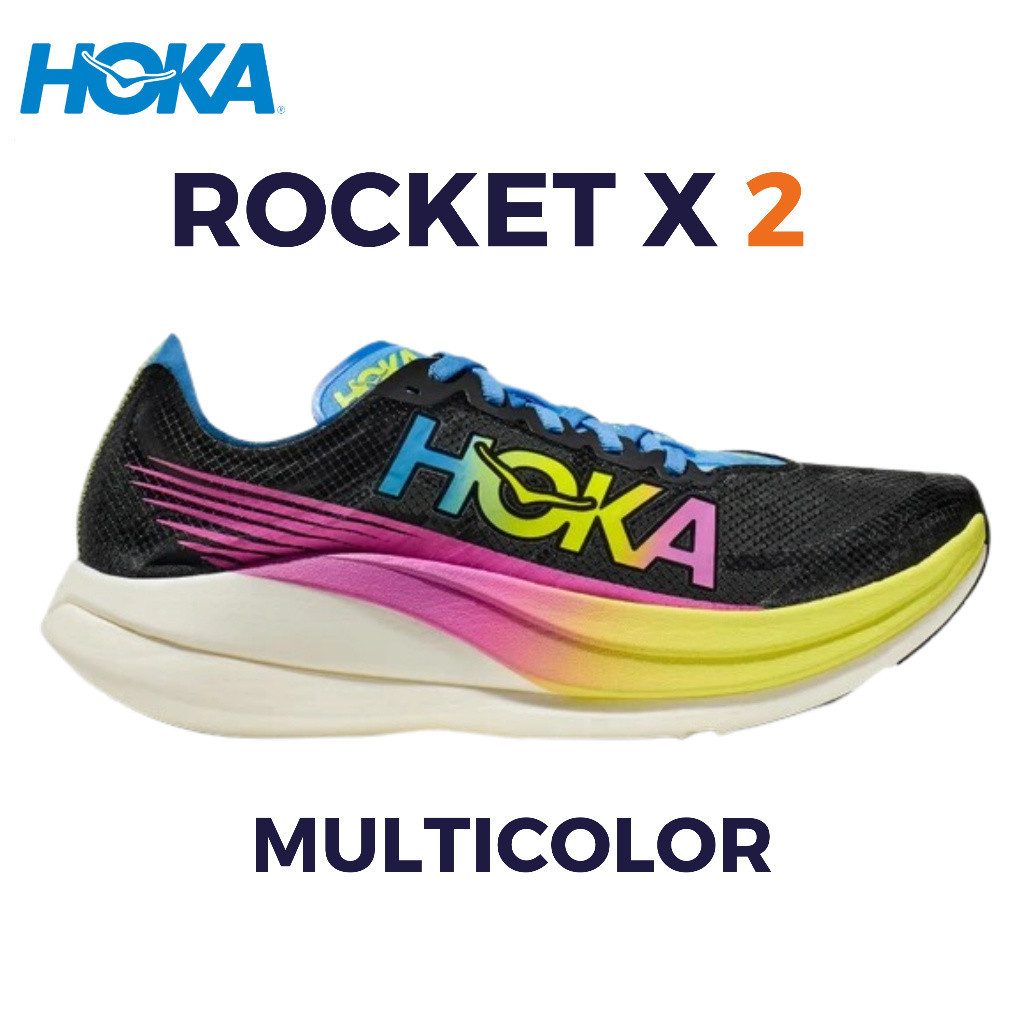 Hoka rocket x2 รองเท้าผ้าใบ หลากสี ไซซ์ 40-45