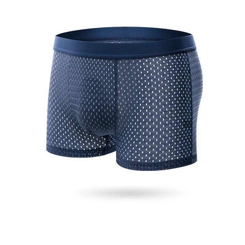 กางเกงบ็อกเซอร์ ผ้าโพลีเอสเตอร์ ระบายอากาศได้ดี และต้านเชื้อแบคทีเรีย สวมใส่สบาย แฟชั่นฤดูร้อน สําหรับผู้ชาย