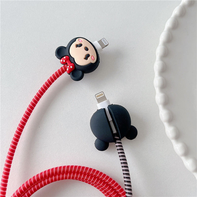 ตัวป้องกันสายเคเบิล ลายการ์ตูน 3D สําหรับ iPhone 15 13 14PRO PD20W 18W iPad USB ราคา ถูกที่สุด ดีลบีเคเค แกลเลอรีภาพที่ 6