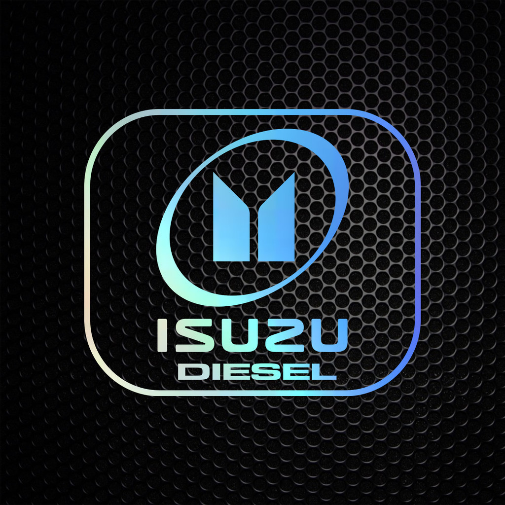Isuzu Car Diesel Tank Cap สติ๊กเกอร์ไวนิลกันน้ํา 4.60 W x 3.93 นิ้ว สูง (ประมาณ)
