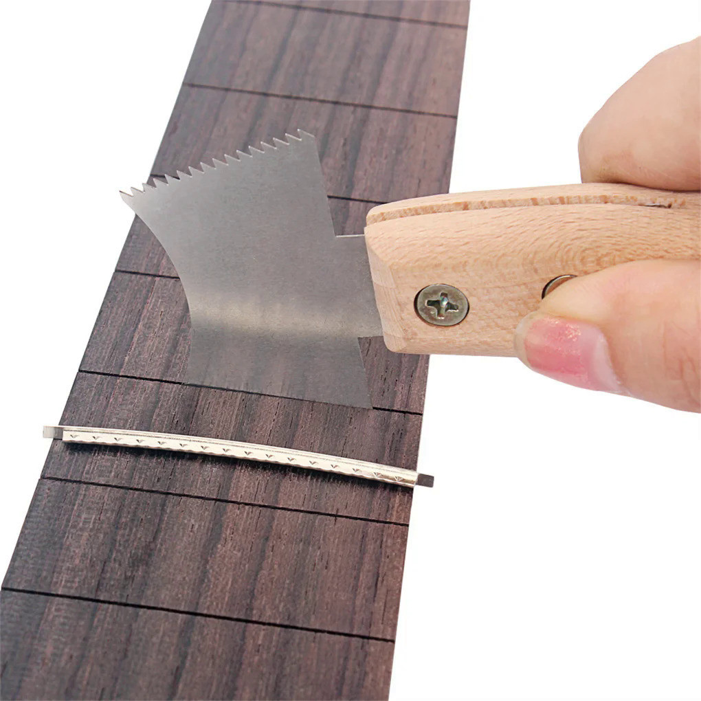 New Rustproof Fretboard Repair Tools Guitar Cleaning File Tools Slotting Hole Guitar Fret Nut Saddle