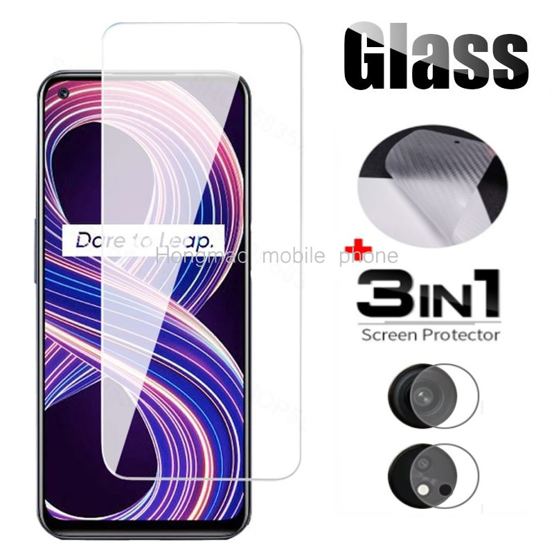 3-in-1 กระจกนิรภัยสําหรับ Infinix Itel A70 A60 60S S24 S23 P55 หมายเหตุ 30 Pro VIP 12 12i G96 สมาร์ท