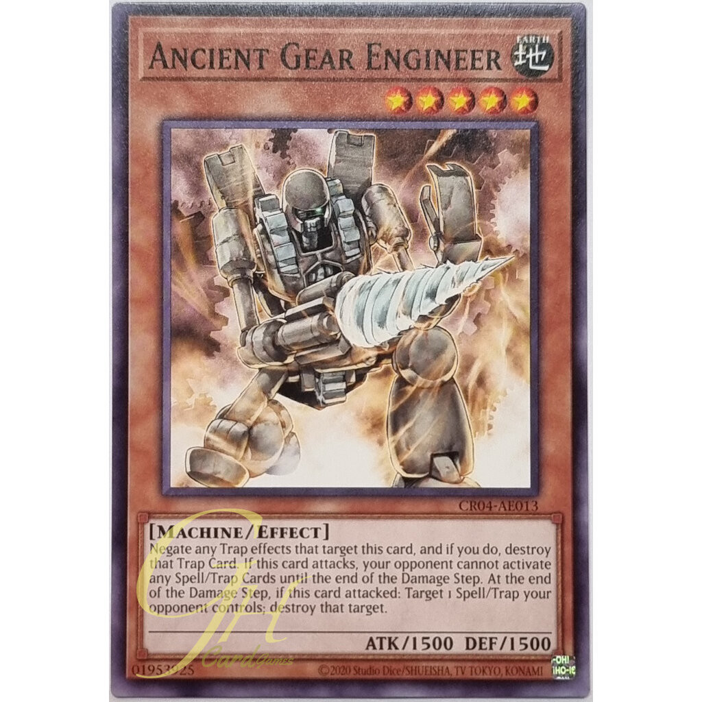 Yugioh [CR04-AE013] Ancient Gear Engineer (Common)