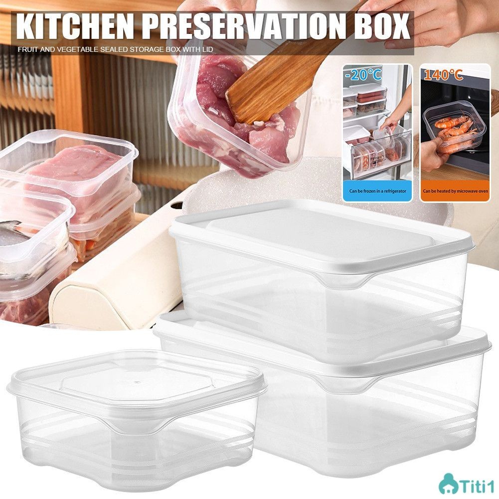 ตู้เย็น ช่องแช่เนื้อแช่แข็ง กล่องเก็บของแช่แข็ง กล่องเก็บอาหารขนาดเล็กพิเศษ เกรดอาหาร กล่องเก็บของในตู้เย็น TH1