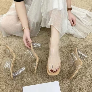รองเท้าแตะสำหรับสุภาพสตรี ส้นสูง รองเท้า