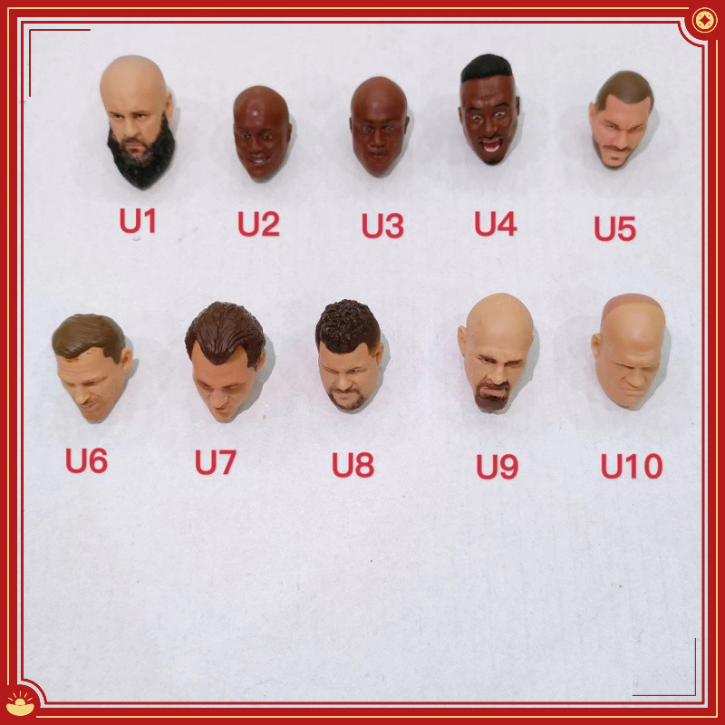 Wwe Wrestler รูปหัวประติมากรรม 6-7 นิ ้ ว Action figure อุปกรณ ์ เสริม