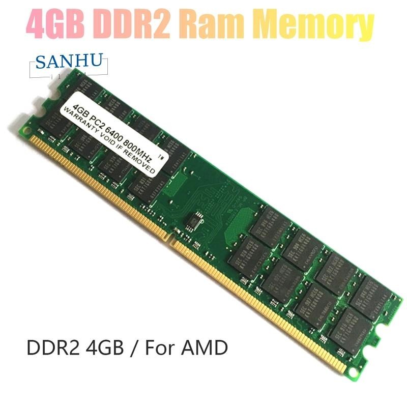 【sanhui14b4 】 4gb DDR2 Ram หน ่ วยความจํา 800Mhz 1.8V PC2 6400 DIMM 240 Pins สําหรับ Memory Ram
