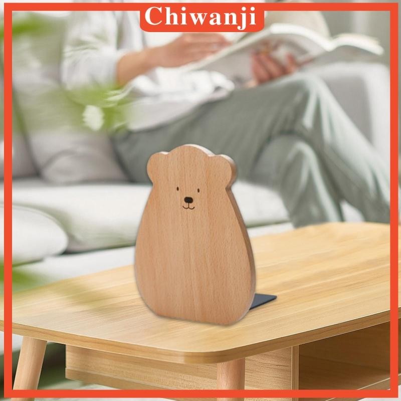 [ Chiwanji ] Bookend for Shelves Book Storage Heavy Books Hold Books Cute