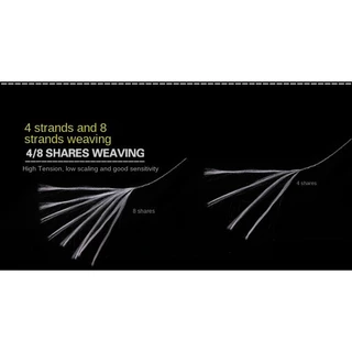 F089 สายเอ็นตกปลา PE ล่อทางไกล สีเอ็นไม่ซีดจาง สายทน ใช้งานได้นาน พร้อมส่ง