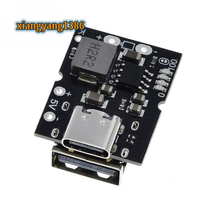 ความแม ่ นยําสูง 5V 2A Charge-discharge Integrated Module Type-C Input เข ้ ากันได ้ กับแบตเตอรี ่ ลิเธียม 4.2V