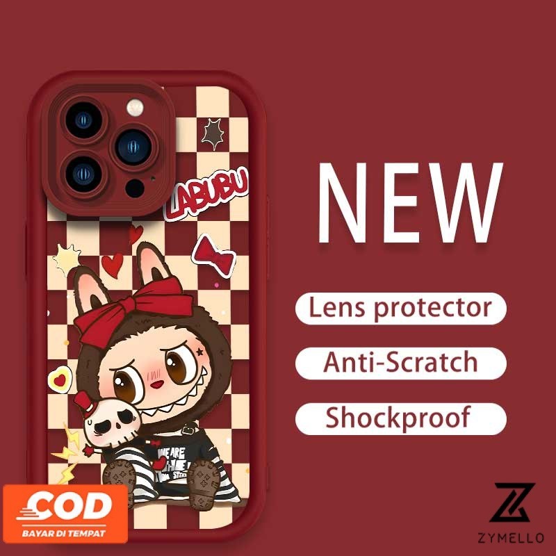 เคสโทรศัพท์ OPPO A3X A3 PRO A80 A79 A38 A18 A17 A57 2022 4G A78 A58 A7 A5S A12 น่ารัก labu กันกระแทกเคสโทรศัพท์ TPU