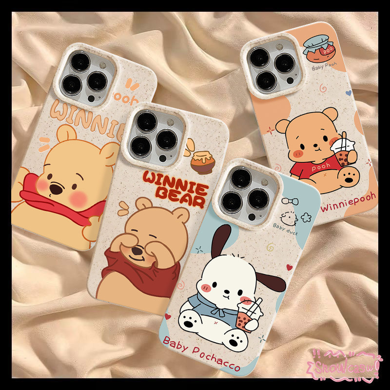กรณีน่ารัก Winniepoh OPPO A16 A17 A38 A77 A54 A76 A57 A12 A18 A78 A7 A58 A5s A15 A3s A16K A53 A9 A17K Reno 11 10 6 8T