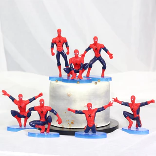 โมเดลสไปเดอร์แมน Spiderman โมเดลซูเปอร์ฮีโร่🕷️🕸︎ โมเดลแต่งเค้ก ตุ๊กตาแต่งเค้ก 🇹🇭 🚚พร้อมส่งในไทย