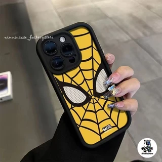 🔥ส่งจากไทย🔥 วีรบุรุษใยไหม เคสโทรศัพท์มือถือ For iPhone 11 12 13 14 15 Pro Max XR X XS Max 6 7 8 Plus SE Silicone เคส