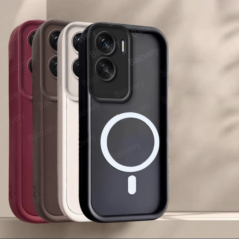 Huawei Honor 90 Lite CRT-NX1 Casing High Quality Fashion Colourful TPU Silicon Shell Magnetic Wirele