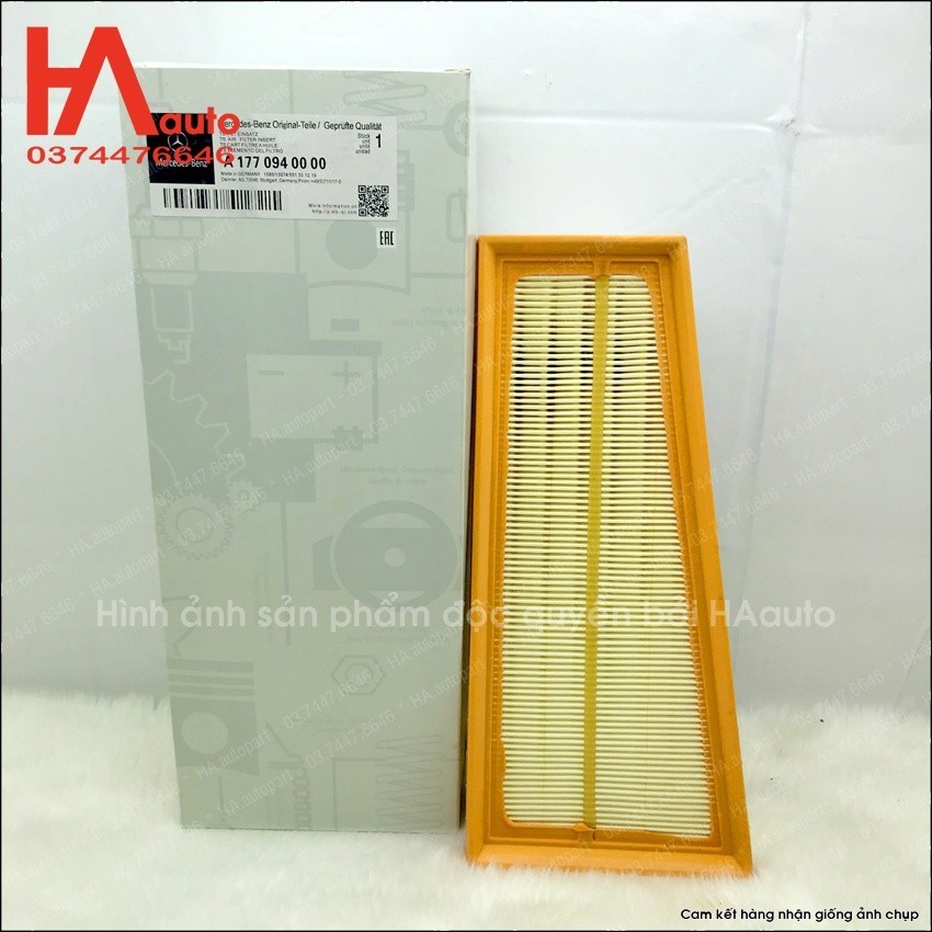 Mercedes-Benz กรองอากาศเครื่องยนต์ M177.980 4.0L (G63 AMG/ GLE 63S AMG/ S63 AMG) รหัส ก177 094 00
