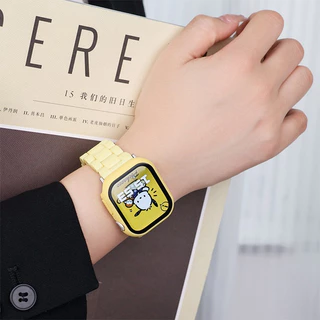 Candy สายนาฬิกาเรซิ่นสี Macaron สําหรับ Huawei Watch Fit 5/5 Pro/4/4 Pro/3